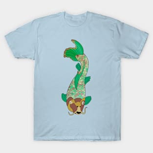 Green and Yellow Koi Fish T-Shirt